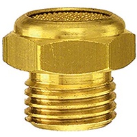 Riegler Sinterbronce-Schalldämpfer, flach, G 1 a., SW 36