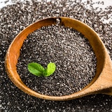 Chia Samen ganze Chiasamen ohne Zusätze vegan naturbelassen Zusatzstofffrei ohne Gentechnik ganzes Korn 100% reine Chia-Samen zum Verfeinern von Speisen Premium Qualität Vitalesia 1kg-5kg (1 kg)