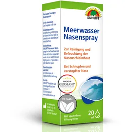 Sunlife Nasendusche Meerwasser 20 ml
