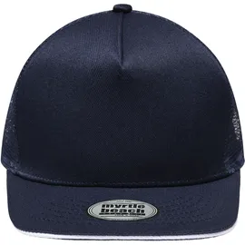 myrtle-beach 5 Panel Sandwich Flat Cap blau/weiß one size