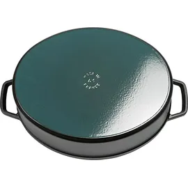 Staub Cocotte 41 cm oval schwarz