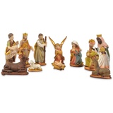Riffelmacher Krippenfigurenset 7 -9 cm 12 teilig