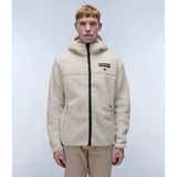 Napapijri Tynik Fleece Mit Durchgehendem Reißverschluss - Beige Dimity - L