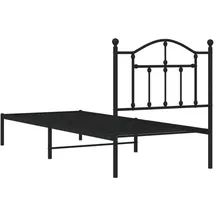 vidaXL 140 x 200 cm Schwarz
