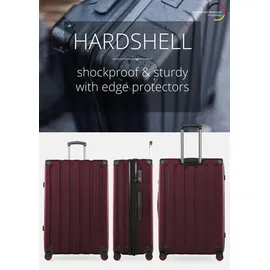 HAUPTSTADTKOFFER Q-Damm 4-Rollen 78 cm / 133 l burgund/rot