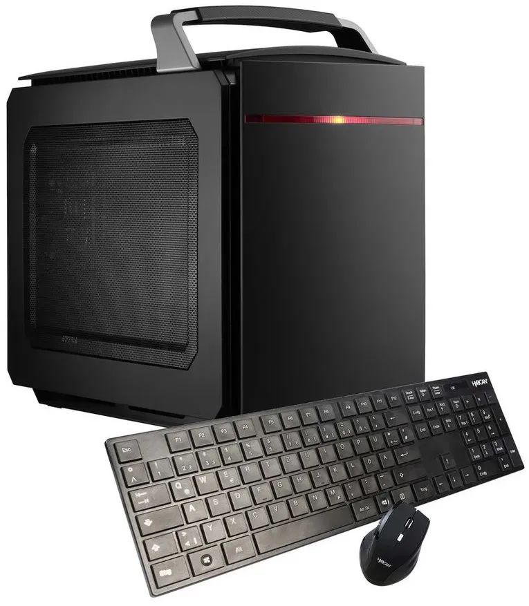 Hyrican Multimedia PC 7346 PC (AMD Ryzen 5 5600G, RadeonTM Graphics, 16 GB RAM, 1000 GB SSD, Luftkühlung, Windows 11) schwarz