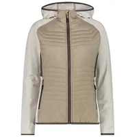 CMP Woman Jacket Fix Hood Hybrid vaniglia (A238) 34