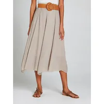 Apricot Midirock Damen Braun 34