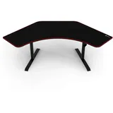 Arozzi Arena Angelo Gaming-Schreibtisch Schwarz / Rot