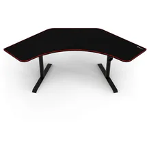 Arozzi Arena Angelo Gaming-Schreibtisch Schwarz / Rot