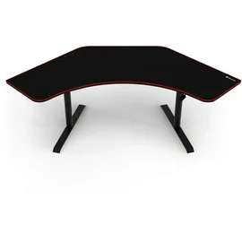 Arozzi Arena Angelo Gaming-Schreibtisch Schwarz / Rot