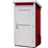 Weka Gartenhaus 367 1,02 x 0,95 m schwedenrot