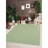 the carpet »Mistra«, rechteckig, 1 mm Höhe, moderner robuster In und Outdoor Teppich grün 140 cm