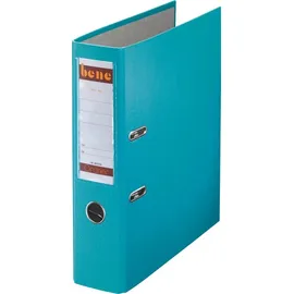 BENE No.1 Power Ordner Breit DIN A4 80 mm Türkis 2 St.