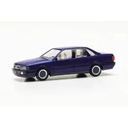 HERPA 033961-002 1:87 Audi V8 Limousine mit BBS-Felgen, blaumetallic