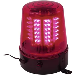 Polizeilicht Feuerwehrlicht LED ROT - 108 LEDs - Geschwindigkeit regelbar - inkl...