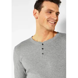 H.I.S. Langarmshirt grau M