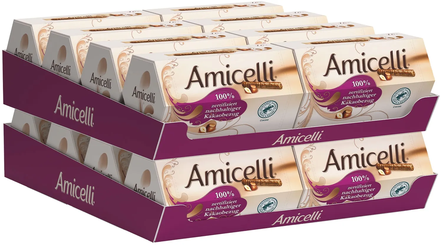 Amicelli Röllchen 200 g, 16er Pack