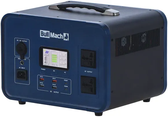 BullMach Elektron 2000 - Tragbare Powerstation  - 2000W/1536Wh 3.2V