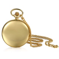Lancardo Herren Taschenuhr mit Halskette Vintage Analog Quartz Pullover Kette Geburtstag Jahrestag Weihnachten Retro Uhren