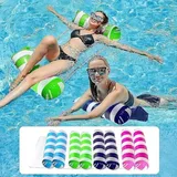 4er-pack Aufblasbare Pool-schwimmhilfen, Hängematte, Wasserhängematte, Vielseitiges Poolzubehör (sattel, Liegestuhl, Hängematte, Schwimmhilfe) Geeignet