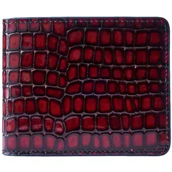 GT Collection Portemonnaie CROC PRESTIGE red Rot Herren 