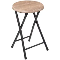 5five simply smart 5five - klapphocker mit natürlichem holzeffekt