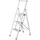 Wenko Alu-Design Klapptrittleiter 3 Stufen weiß