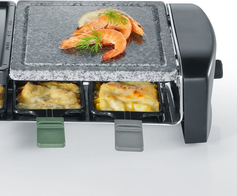 SEVERIN RG 9645 Raclette Grill mit Naturgrillstein