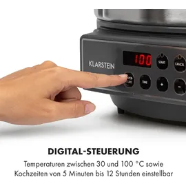 Klarstein Lady Marmalade Einkochautomat 27 l Edelstahl