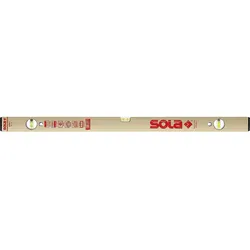 Wasserwaage AZM (Ausführung: Aluminium-Wasserwaage Sola AZM 1500 mm 2 Libellen)
