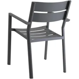 Brafab Delia Gartenstuhl 55 x 55 x 80 cm grau 1 St.