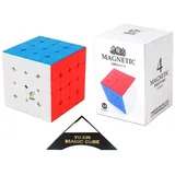 YuXin Little Magic 4x4 Magnetic - stickerless Zauberwürfel Speedcube Magic Cu...