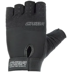 Chiba Fitness Unisex Handschuh Power, schwarz, Größe L