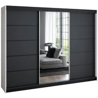 A&j möbelland Schwebetürenschrank VILANO 4 Kleiderschrank 3-türig 200 cm