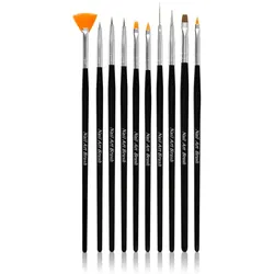 NEONAIL Nail Art Brushes Pinselset für Nägel 10 St.