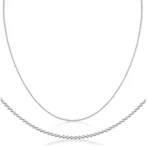 FIRETTI Collierkettchen Schmuck Geschenk Silber 925 Halsschmuck Kugelkette