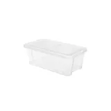 Möbel Kraft Aufbewahrungsbox 35 x 12,5 cm 12-tlg. transparent