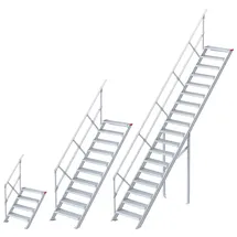 Euroline 510 Treppe 45° 800mm Stufenbreite 14 Stufen