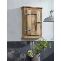 SIT Möbel SIT Hängeschrank »Frigo«, Mangoholz im Antik-Look mit