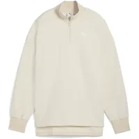 Puma Mädchen Her Oversized Half-Zip Winterized Crew, Sweatshirt, Alpine Snow,