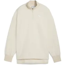Puma Mädchen Her Oversized Half-Zip Winterized Crew, Sweatshirt, Alpine Snow,