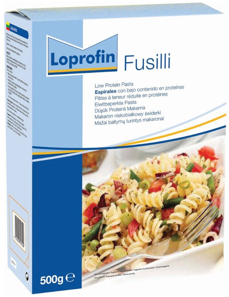 Loprofin Fusilli eiweißarme Pasta