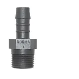 Norma Einschraubstutzen Gerade-Stück NORMA Schlauchverbinder GES Ø (Schlauchanschluss x Gewinde) 4mm / R 1/4"