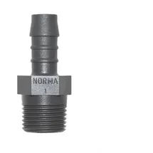 Norma Einschraubstutzen Gerade-Stück NORMA Schlauchverbinder GES Ø (Schlauchanschluss x Gewinde) 4mm / R 1/4"