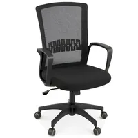 KADIMA DESIGN Bürostuhl VOODOO Schwarz Textil | Ergonomischer Schreibtischstuhl