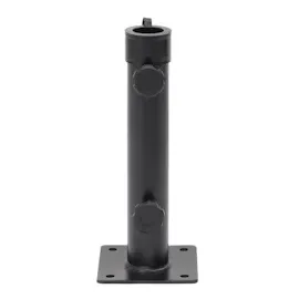 vidaXL Sonnenschirmständer für Ø38/48 mm Mast Mattschwarz Stahl