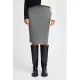 B.YOUNG Bleistiftrock BYMMMORLA PENCIL SKIRT - 20815307 modischer Rock in Grau | Gr.: XL