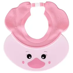 Chipolino Baby Badekappe, Duschkappe little Duck, Schwimmhaube, wasserdicht rosa