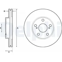 Delphi Bremsscheibe BG4711C